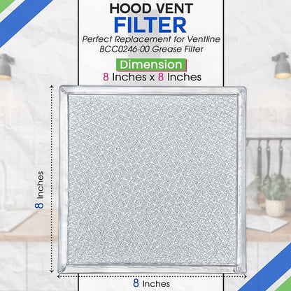 Bagean Stove Vent Filter 8x8 inch BCC024600 Compatible - Image 3
