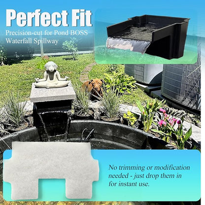 7PCS Pond Filter Media for Pond BOSS Waterfall Spillway, 6 Koi Pond Filter Pad - Image 2