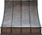 CT Copper Tailor Sloped Copper Vent Hood Wall Mount, 1260 CFM Exhaust Fan by CTCopperTailor