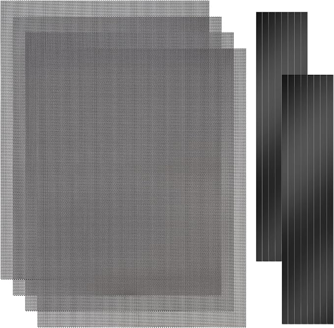 400x300mm DIY PC Case Dust Filter, 1.2mm Hole, PVC Dustproof Mesh Filter Cover by YSSHUI
