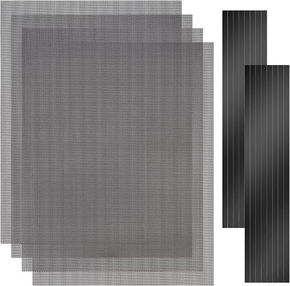 400x300mm DIY PC Case Dust Filter, 1.2mm Hole, PVC Dustproof Mesh Filter Cover by YSSHUI