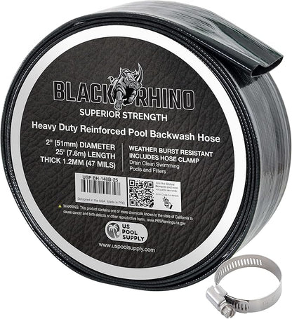 U.S. Pool Supply Pool Backwash Hose 2 Inch Diameter x 25 Feet by USPoolSupply