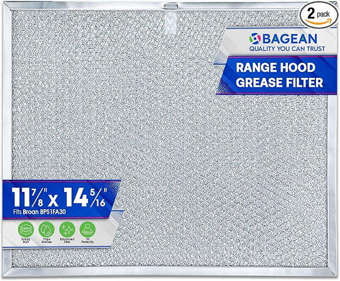 Bagean Stove Hood Vent Filter 11.8" x 14.3" BPS1FA30 by Bagean