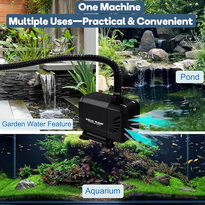 900 GPH 45W Submersible Water Pump and 10 FT Tube - Image 6