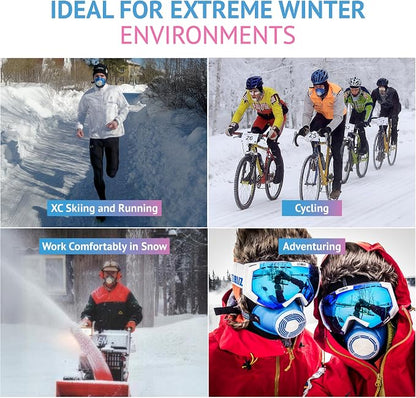 Cold-Weather Breathing Mask for Athletes & Cold-Air-Sensitive Users — Warms & - Image 7