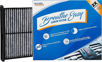 Spearhead Odor Defense Breathe Easy AC & Heater Cabin Filter | Fits 2014-18 by SPEARHEAD