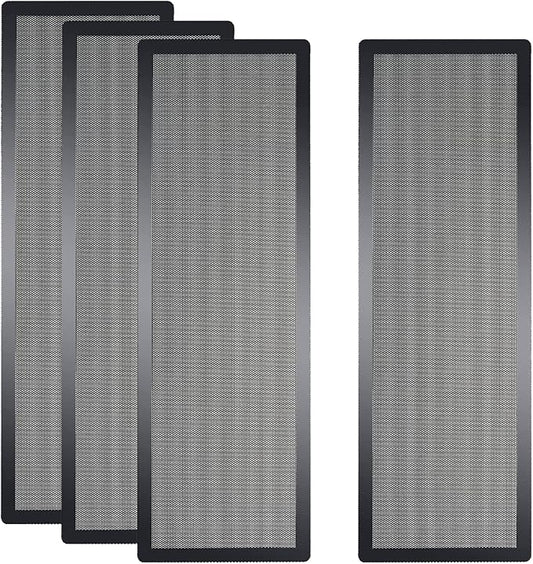 360x120mm PC Case Dust Mesh Filter, Magnetic Frame Computer Fan Dust Mesh PC by YSSHUI