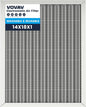 14x18x1 Air Filter-MERV 8, Washable & Reusable Electrostatic Air Filter by VOVAV