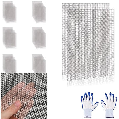 32 Pcs 13x9 20 Mesh 304 Stainless Steel Wire Mesh Sheet, Rustproof Metal Mesh by Unknown