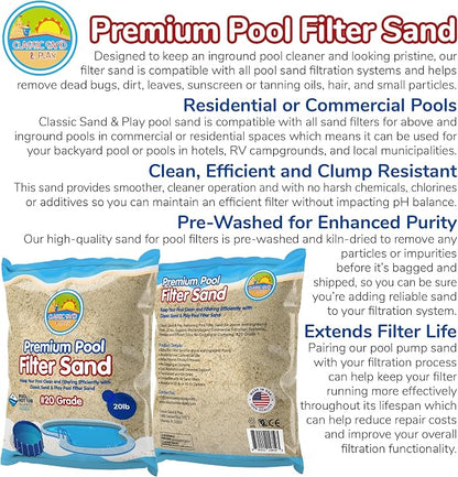 CLASSIC SAND & PLAY Swimming Pool Filter Sand - Image 2