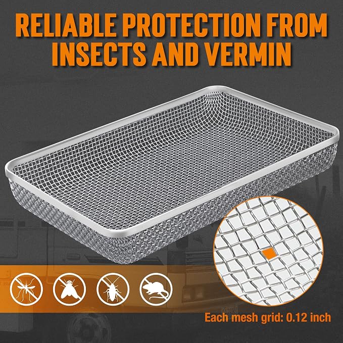 TONDA RV Furnace Vent Screen, Bug Screens Heater Vent Cover - Image 3