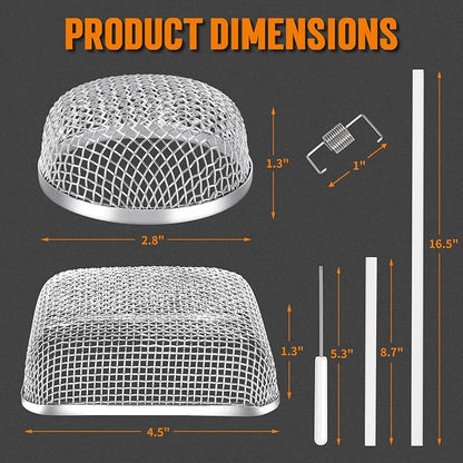 TONDA RV Furnace Vent Screen, Bug Screens Heater Vent Cover - Image 2