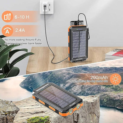 YELOMIN Solar Charger, 20000mAh Portable Type-C Solar Power Bank - Image 4