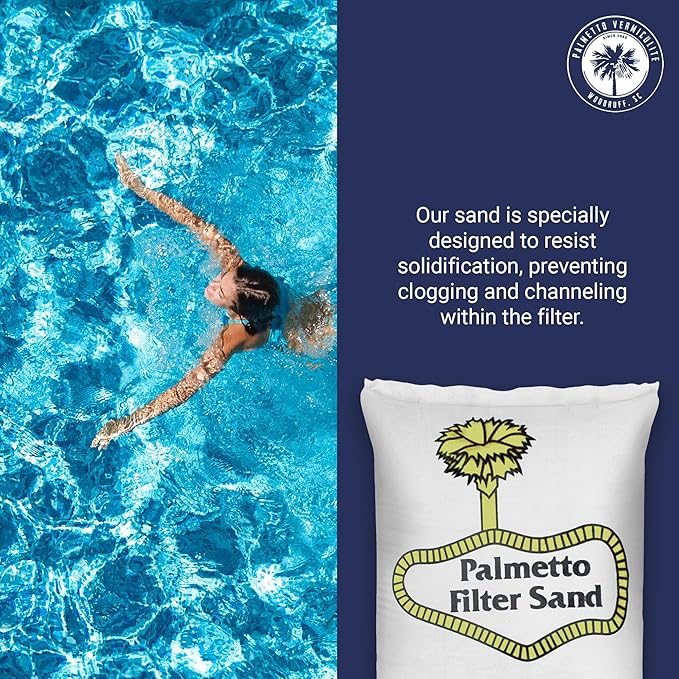 Palmetto 5 Pack Pool Filter Sand, Clean and Clear Water, Natural Sand - Image 4