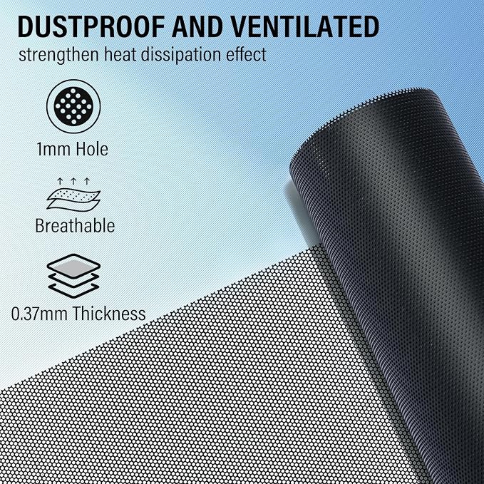 39x5.5 inch Customizable DIY Floor Vent Covers, Magnetic PVC Vent Mesh - Image 3