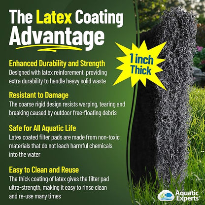 Aquatic Experts Classic Koi Pond Filter Pad COARSE – Bulk Roll Pond Filter Media - Image 3