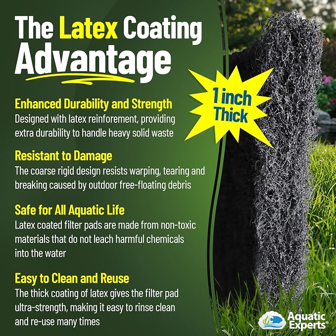 Aquatic Experts Classic Koi Pond Filter Pad COARSE – Bulk Roll Pond Filter Media - Image 4