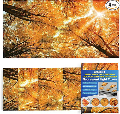 4 Pcs Fluorescent Light Covers by ANGSYLTH