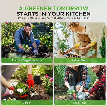 Nutrichef 3L Electric Kitchen Composter - Image 7