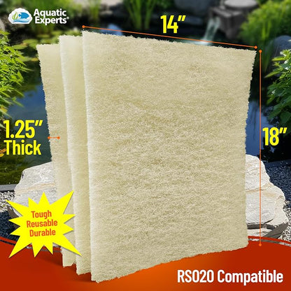 Aquatic Experts Beige COARSE Pond Filter Pad - Image 5