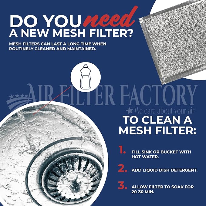 Air Filter Factory Grease Filter PFILB002MRFO Replacement - Image 4