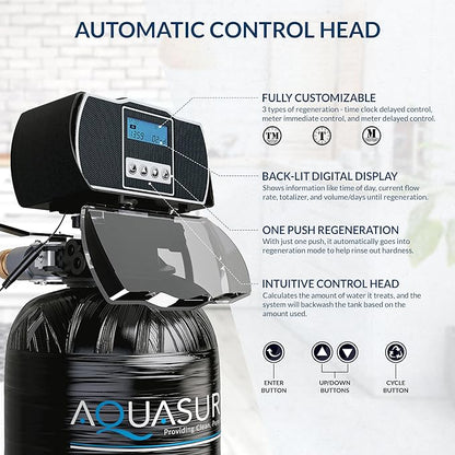 Aquasure Harmony Series 32, 000 Grains Whole House Water Softener - Image 6