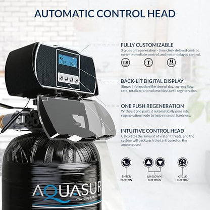 Aquasure Harmony Series 32, 000 Grains Whole House Water Softener Bundle - Image 6