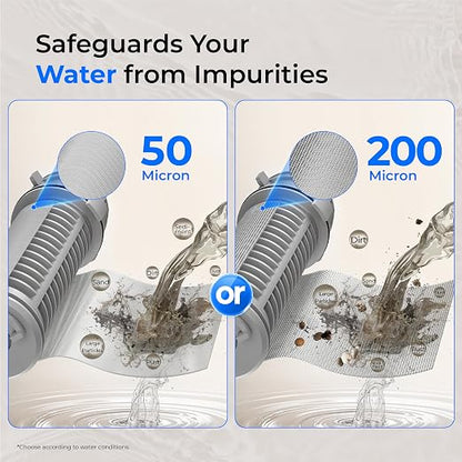 Waterdrop Spin Down Sediment Filter, Backwash Whole House Water Filter System - Image 3