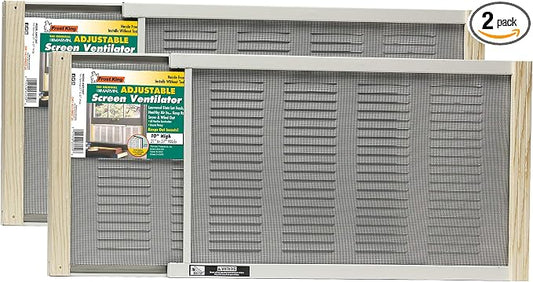 Frost King 2AWS1207 WB Marvin Adjustable Window Screen, 10in High x Fits by Thermwell+Products+Co.%2C+Inc