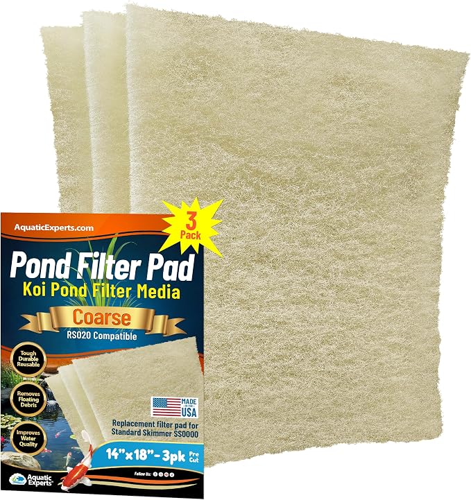 Aquatic Experts Beige COARSE Pond Filter Pad by AquaticExperts