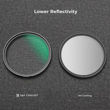 K&F CONCEPT 49mm White Mist 1/4 Filter, 18 Multi-Layer Coatings Dreamy Soft - Image 5