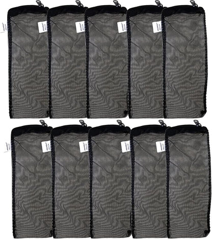 AQUANEAT 10pcs Aquarium Filter Media Bags, Fish Tank Fine Mesh Bags, by Aquaneat