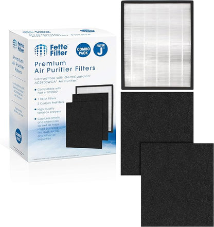 Fette Filter - Premium H13 True HEPA Replacement Filter J Compatible by Fette+Filter