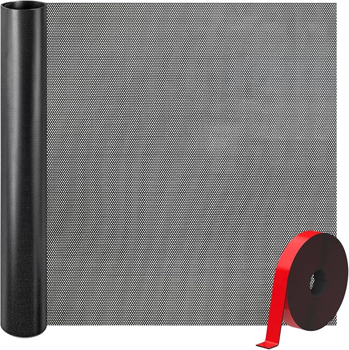 39x16 inch Customizable DIY Floor Vent Covers, Magnetic PVC Vent Mesh by Nanningo