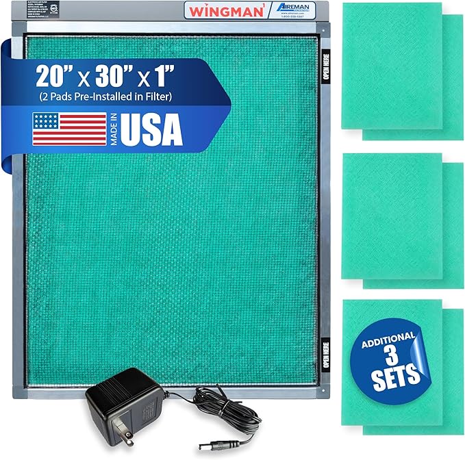 20x30x1 Polarized Media Electronic Air Filter by WINGMAN1