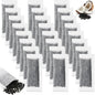 24 Packs Replacement Activated Charcoal Distiller Filters Coconut Shell by Lounsweer