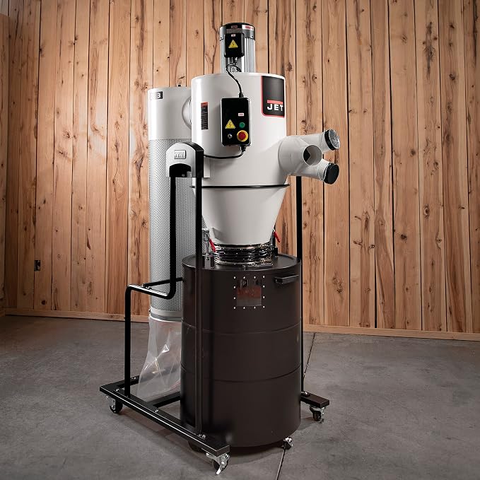 JET Cyclone Dust Collector, 2-Micron Filter, 3 HP, 230V 1Ph - Image 7