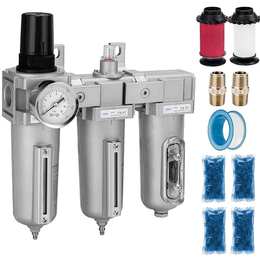 NANPU 3/4" NPT Industrial Grade 3 Stage Air Drying System by NANPU
