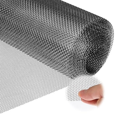 Stainless Steel Mesh Screen 12 Mesh No Rust Sturdy Metal Wire Mesh Easy to Work by Unknown