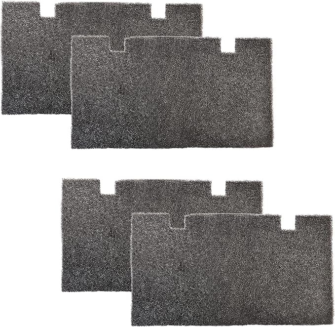 HQRP 4 pcs Foam Air Filter Compatible by HQRP