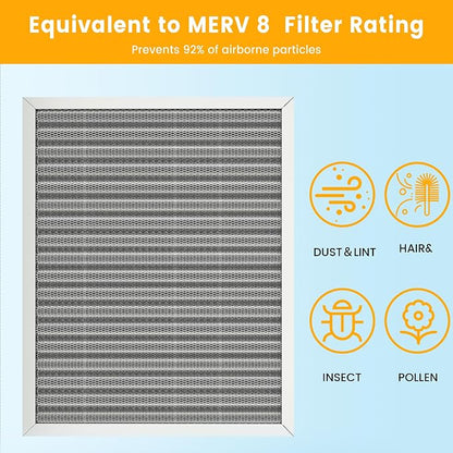16x20x1 HVAC Furnace Air Filter, Lasts a Lifetime, Merv 8, the Last HVAC Filter - Image 4