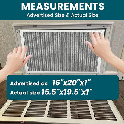 16x20x1 Air Filter-MERV 8, Washable & Reusable Electrostatic Air Filter - Image 4