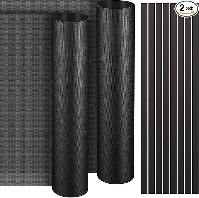 Woanger 2 Pcs 1000 x 300 mm DIY PC Case Dust Filter PC Fan Mesh Filter Floor by Woanger