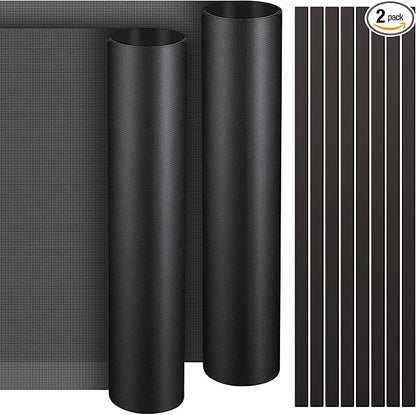 Woanger 2 Pcs 1000 x 300 mm DIY PC Case Dust Filter PC Fan Mesh Filter Floor by Woanger