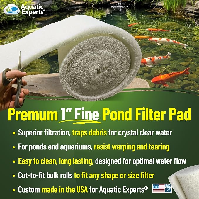 Aquatic Experts Classic Koi Pond Filter Pad COARSE – Bulk Roll Pond Filter Media - Image 3