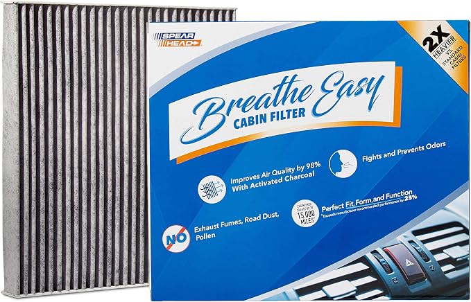 Spearhead Odor Defense Breathe Easy Cabin Filter | Fits 06-07 Azera, 07-09 by SPEARHEAD