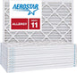 Aerostar 20x22.25x1 MERV 11 Air Filter, Pleated AC Furnace HVAC Filters by AirFiltersDelivered