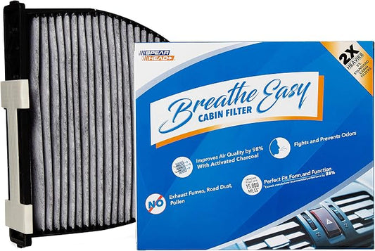 Spearhead Odor Defense Breathe Easy AC & Heater Cabin Filter, Fits Like OEM by SPEARHEAD