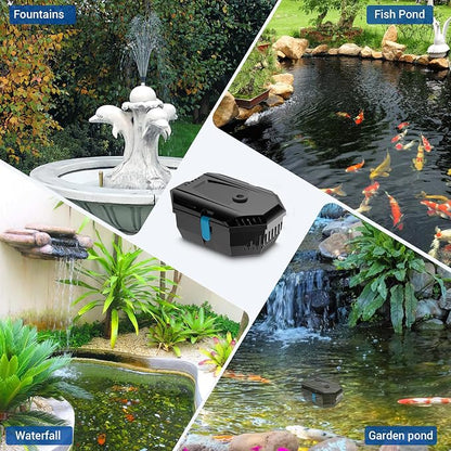NFESOLAR Small Pond Filter for Outdoor Ponds Fish Tank 50-600 Gallon, Filter - Image 7