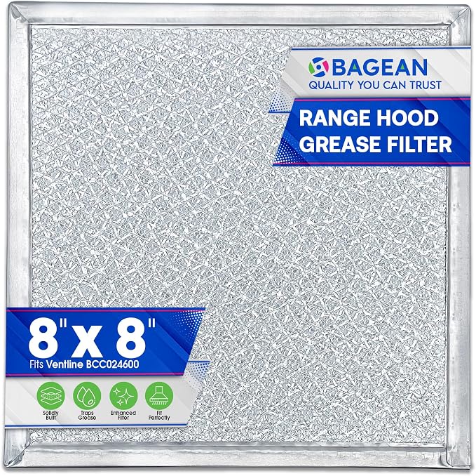 Bagean Stove Vent Filter 8x8 inch BCC024600 Compatible by Bagean